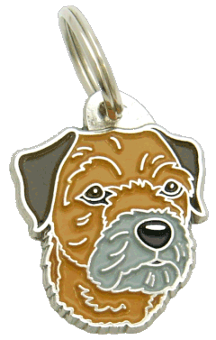 BORDER TERRIER <br> (Médaille chien, gravure gratuite)